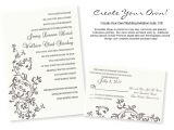 Designing Your Own Wedding Invitations Create Your Own Wedding Invitation Suite 17b