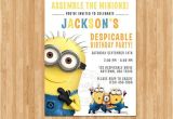 Despicable Me Baby Shower Invitations 1000 Ideas About Minion Birthday Invitations On Pinterest