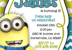 Despicable Me Baby Shower Invitations Despicable Me Minion Invitations by Notyouraverageblonde