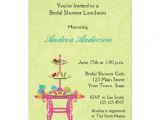 Dessert themed Bridal Shower Invitations Dessert Table Bridal Luncheon Shower Invitation