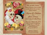 Dia De Los Muertos Wedding Invitations Dia De Los Muertos Wedding Invitation Close Up by