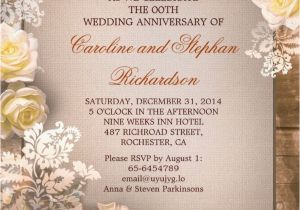 Diamond Wedding Invitation Template Victorian Roses Vintage Anniversary Invitations Zazzle