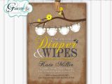 Diaper and Wipes Baby Shower Invitation Wording Baby Shower Invitation Diaper and Wipes Baby by Gracenldesigns