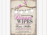 Diaper and Wipes Party Invites Baby Shower Invitation Diaper and Wipes Baby by