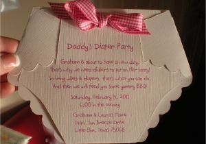 Diaper and Wipes Party Invites Yours and Mine Daddy 39 S Diaper Party