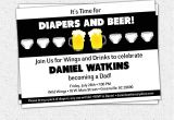 Diaper Party Invitations for Men Chuggies Beer and Diaper Party Invitations Babies for