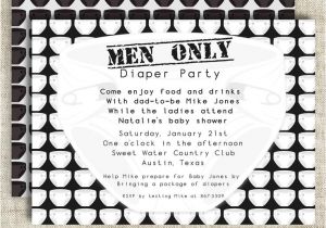 Diaper Party Invitations for Men Diaper Party Men Only Baby Shower Invitations Chuggies