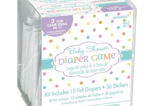 Diaper Party Invitations Walmart Baby Shower Diaper Game Kit Each Bargain Individual