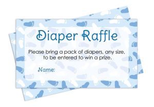 Diaper Party Invitations Walmart Diaper Raffle Tickets Boy Baby Shower Games Blue Boy
