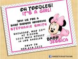Digital Baby Shower Invitations Email Baby Minnie Invitation Baby Shower Birthday Invite