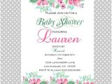 Digital Baby Shower Invitations Email Floral Baby Shower Invitations Digital by Lemonberryboutique