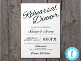 Dinner Invitation Template Wedding Printable Wedding Rehearsal Dinner Invitation Template