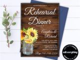 Dinner Invitation Template Wedding Rustic Wedding Rehearsal Dinner Invitation Template Wedding