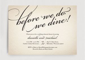 Dinner Invitation Template Wedding Wedding Rehearsal Dinner Invitation Editable Template before