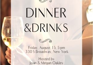 Dinner Party Invitation Examples Classic Dinner Free Dinner Party Invitation Template
