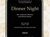 Dinner Party Invitation Templates Free Download Free Dinner Invitation Template In Ms Word Publisher