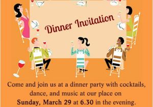Dinner Party Invitation Wording Casual Fab Dinner Party Invitation Wording Examples You Can Use