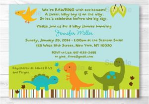 Dinosaur Baby Shower Invitations Online Cute Dinosaur Baby Shower Invitation Dinosaur Baby