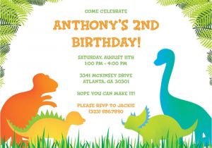 Dinosaur Birthday Invitation Template 17 Dinosaur Birthday Invitations How to Sample Templates