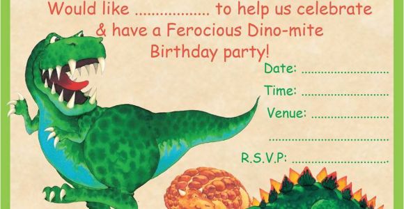 Dinosaur Birthday Invitation Template 19 Roaring Dinosaur Birthday Invitations Kitty Baby Love