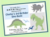 Dinosaur Birthday Invitation Template Dinosaur Birthday Invitation Printable or Printed with Free
