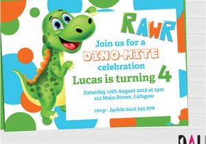 Dinosaur Party Invitation Template Free 14 Dinosaur Birthday Invitations Psd Vector Eps Ai