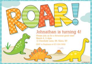 Dinosaur Party Invitation Template Free Free Printable Dinosaur Birthday Invitations