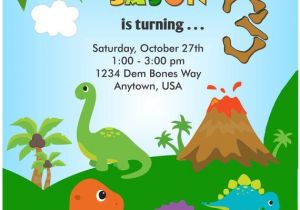 Dinosaur themed Party Invitations Custom Dinosaur Invitation orderecigsjuice Info