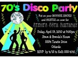 Disco Party Invitation Template 70s Disco Party Invitations for Birthday Etc Digital