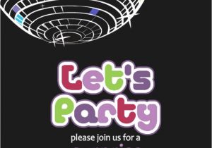 Disco Party Invites Printable Free Printable Disco Party Invitation orderecigsjuice Info