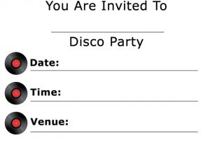 Disco Party Invites Printable Invitations Free Disco Party Invitations Disco Invites