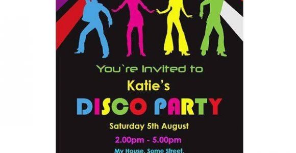 Disco theme Party Invitations Disco theme Party Invitations A Birthday Cake