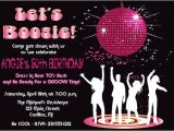 Disco theme Party Invitations Free Disco Dance Birthday Party Invitation by Fabpartyprints
