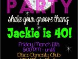 Disco theme Party Invitations Free Disco Party Birthday 5×7 Invitation Printable by Party