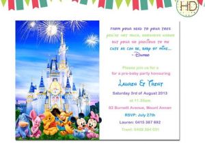 Disney Baby Shower Invites Disney Baby Shower Invitation Disney Castle Baby Shower