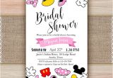 Disney Bridal Shower Invitations Disney Bridal Shower Invitation Printable Disney Engagement