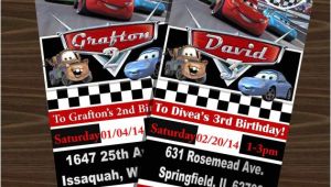 Disney Cars Birthday Invitations Tickets Disney S Cars Ticket Invitations with or without by