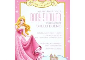 Disney Princess Baby Shower Invites Disney Princess Aurora It S A Girl Baby Shower 5×7 Paper