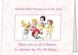Disney Princess Baby Shower Invites Ur Words Disney Princess Baby Girl Shower Invitations
