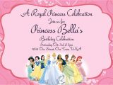 Disney Princess Birthday Invitation Template Disney Princess Invitations Digital File by Simplymadebymsb