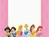 Disney Princess Birthday Invitation Template Free Printable Disney Princess Ticket Invitation