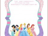 Disney Princess Birthday Invitation Template Princess Birthday Invitations Template Free Templates 2