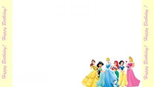 Disney Princess Birthday Invitation Templates Free 6 Free Borders for Birthday Invitations