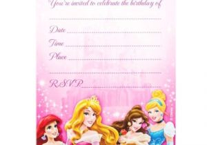 Disney Princess Birthday Invitation Templates Free Disney Party Invitations Template Resume Builder