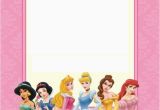 Disney Princess Birthday Invitation Templates Free Download Free Printable Disney Princess Ticket Invitation