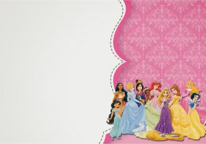 Disney Princess Birthday Invitation Templates Free Free Printable Disney Princess Birthday Invitations