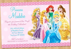 Disney Princess Birthday Invitations Free Printable Princess Invitation Disney Princess Invitation Birthday