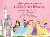 Disney Princess Birthday Invitations Free Templates Disney Princesses Birthday Invitations Disney Princess