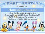Disney themed Baby Shower Invites Disney World Baby Shower Invitations