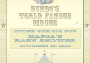 Disney themed Baby Shower Invites Ever Clever Mom A Dumbo themed Baby Shower